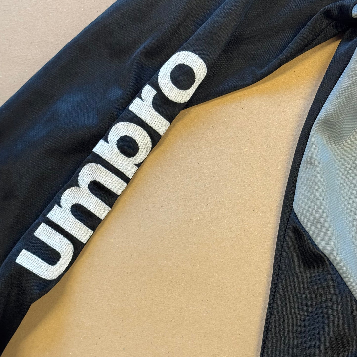 Vintage black Umbro track jacket