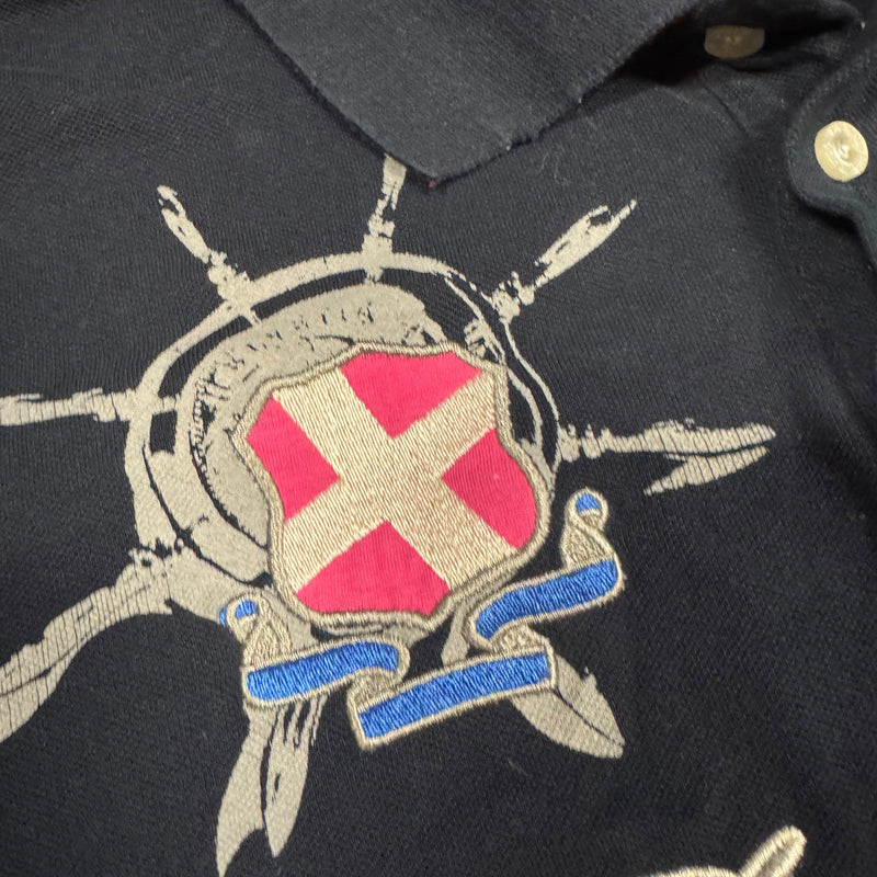 Detailansicht: Sourced limited accessories and clothes La Martina Pirates poloshirt – Logo, Nähte oder Material