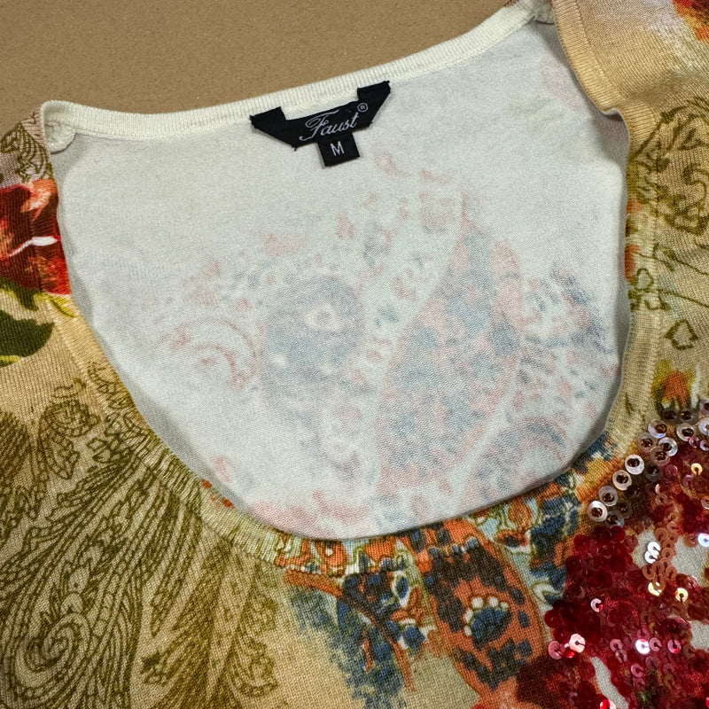 Detailansicht: Sourced limited accessories and clothes Vintage printed graphic t-shirt – Logo, Nähte oder Material