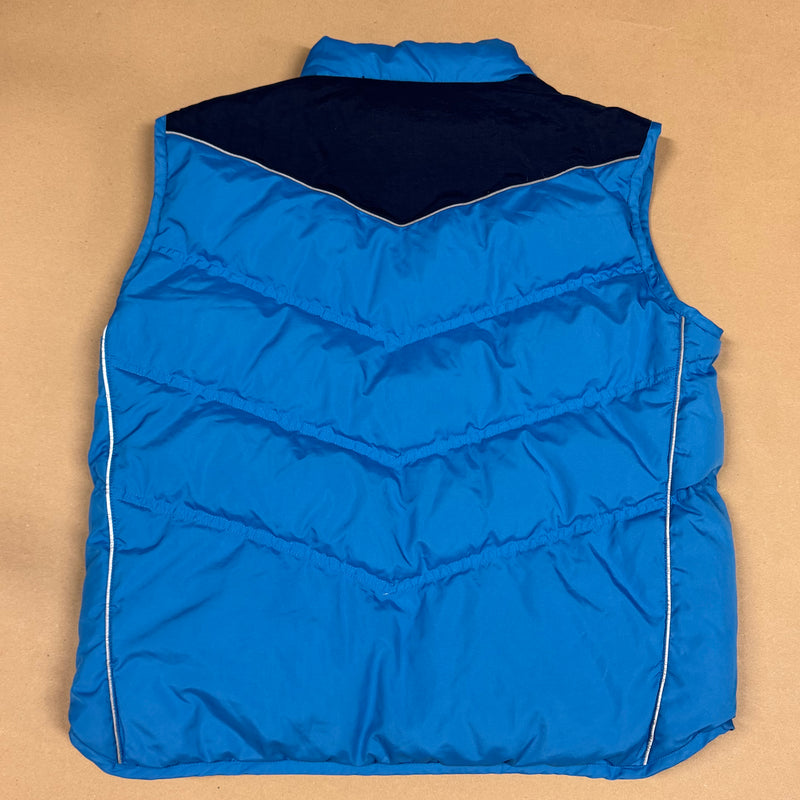 Detailansicht: Sourced limited accessories and clothes Nike streetwear blue vest – Logo, Nähte oder Material