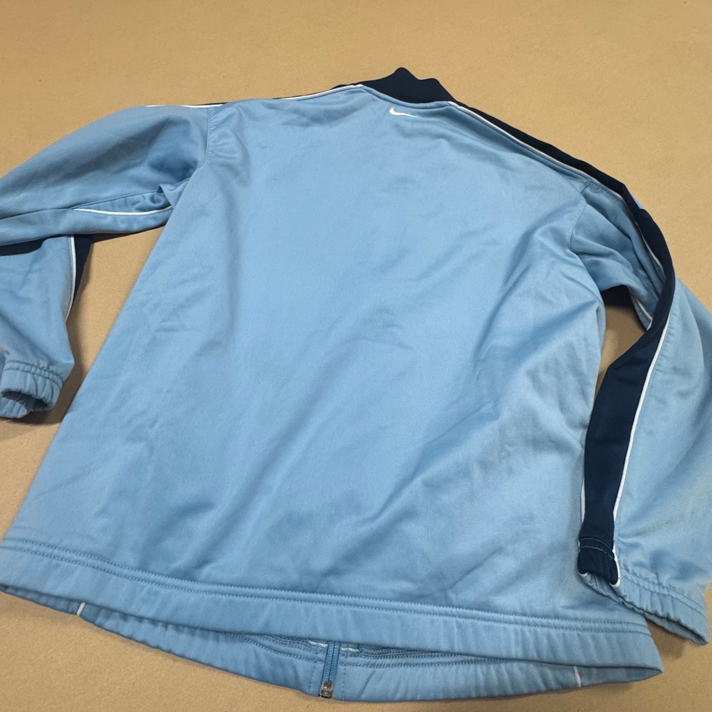 Nike “Just Do It” sky blue vintage track jacket