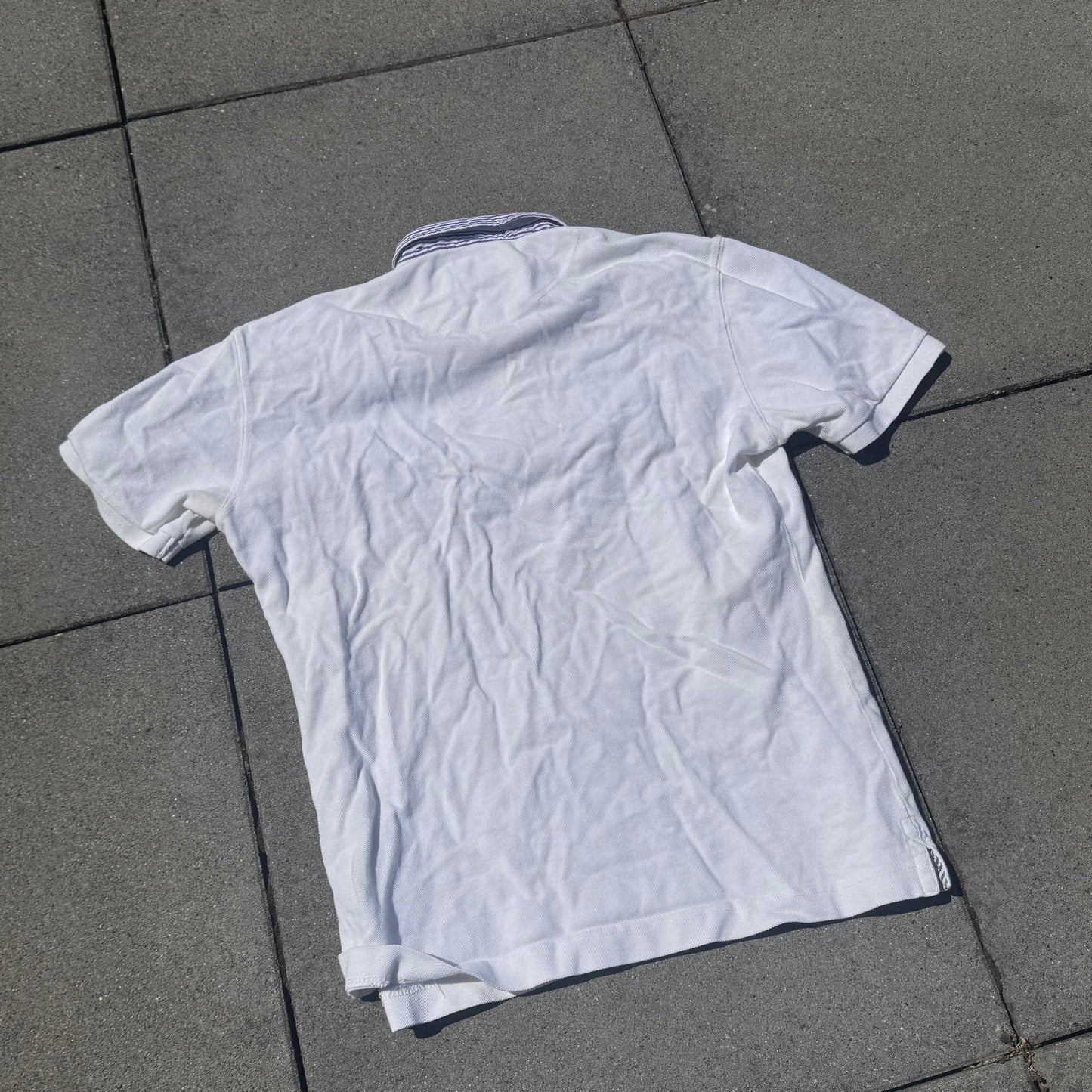 La Martina vintage white British poloshirt