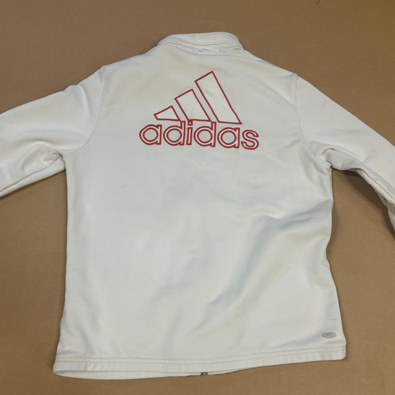 Detailansicht: Sourced limited accessories and clothes Vintage Adidas three stripes track jacket – Logo, Nähte oder Material