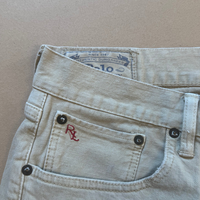 Detailansicht: Sourced limited accessories and clothes Vintage classy Polo Ralph Lauren jeans – Logo, Nähte oder Material