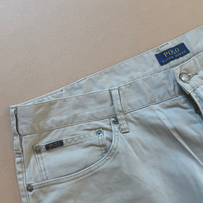 Detailansicht: Sourced limited accessories and clothes Polo Ralph Lauren baggy summer pants – Logo, Nähte oder Material