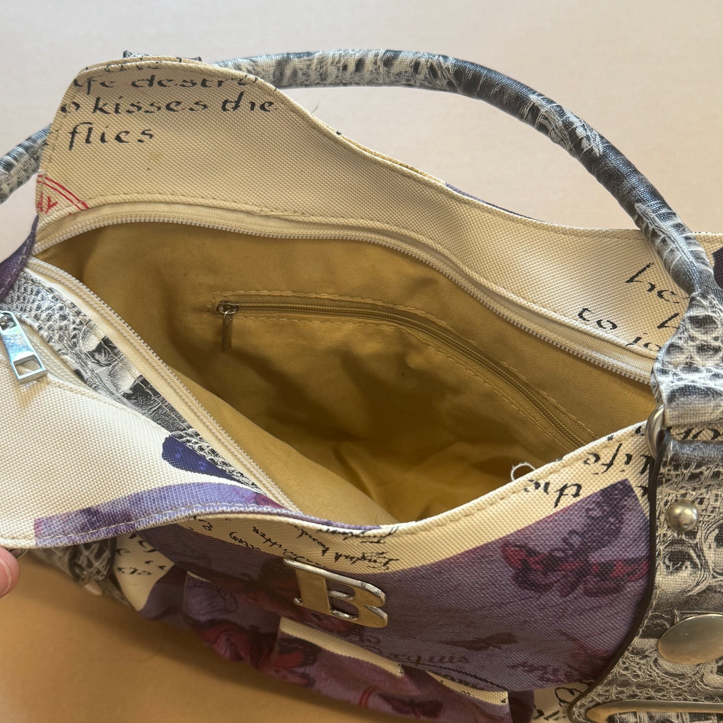Vintage "B buckle" Butterfly handbag