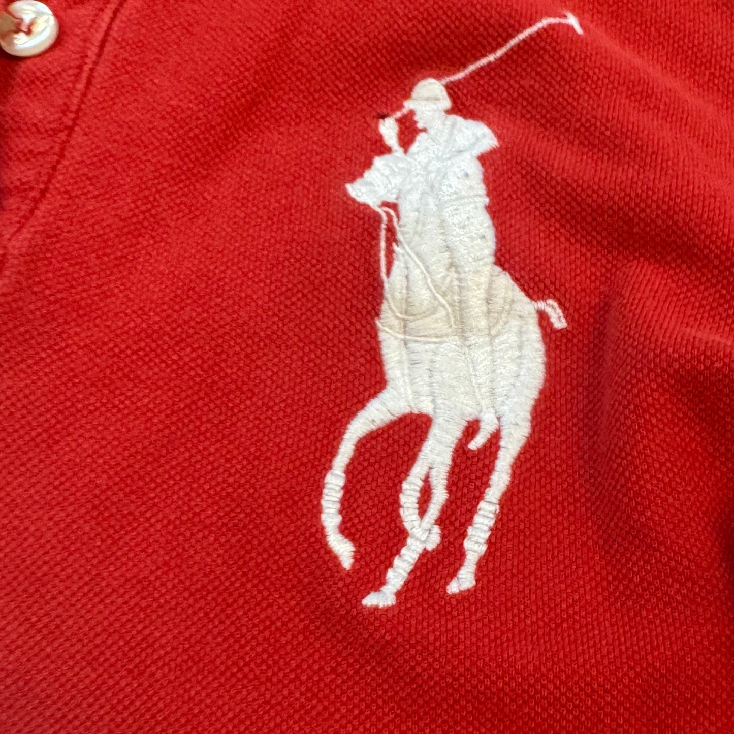 Vintage Polo Ralph Lauren women's striped poloshirt