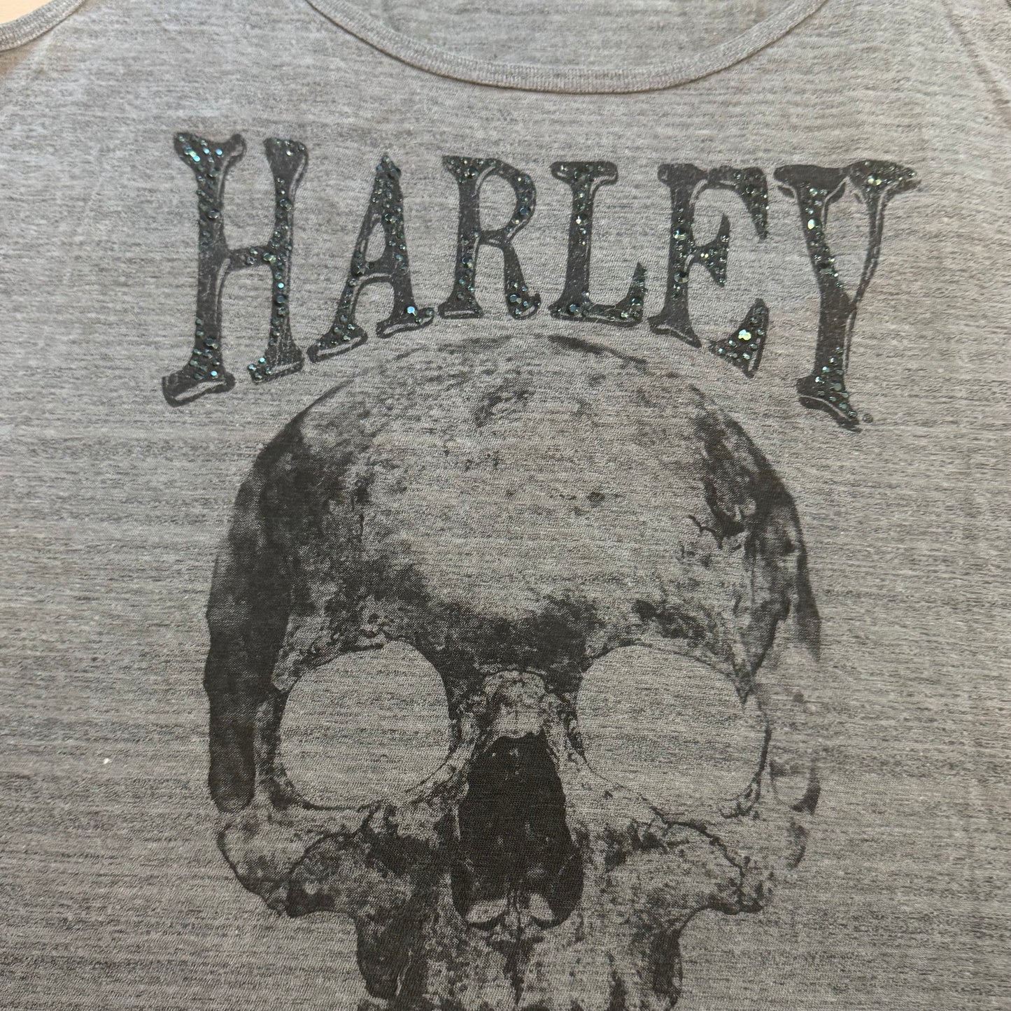 Harley Davidson vintage grey tank top