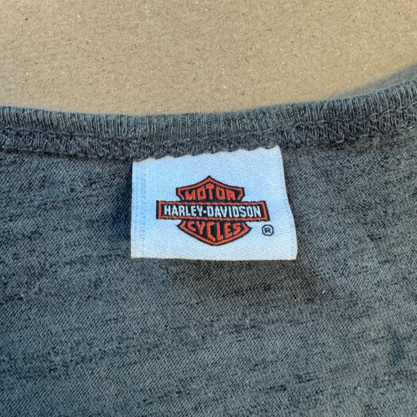 Harley Davidson vintage grey tank top