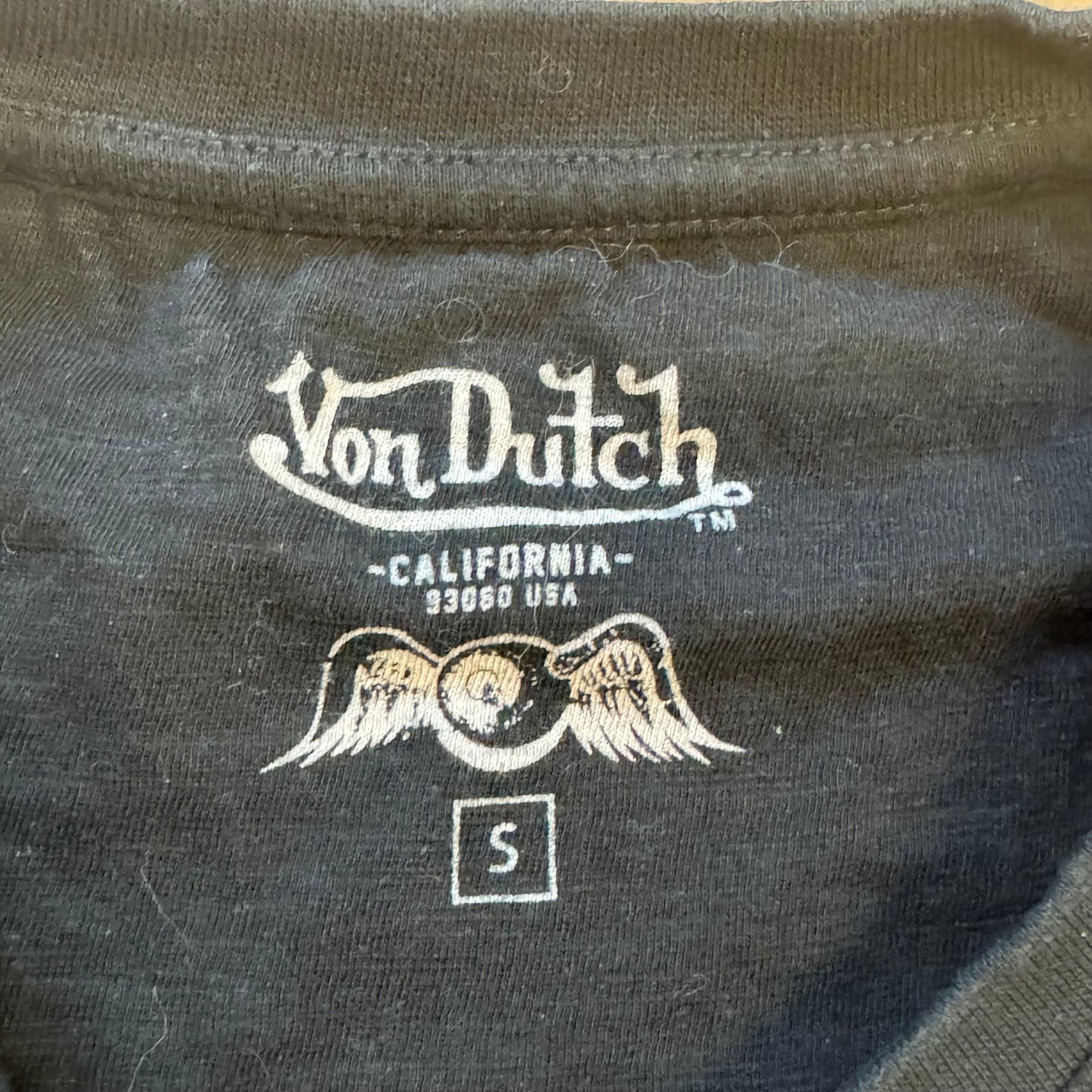Vintage Von Dutch "Death Road" printed t-shirt