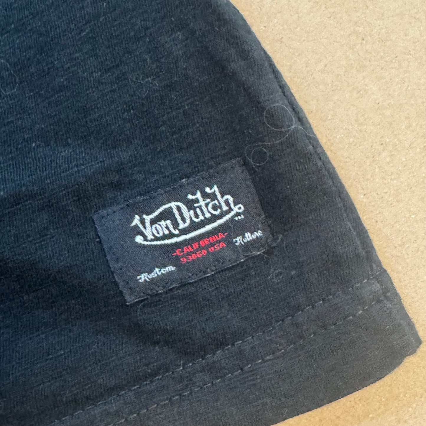 Vintage Von Dutch "Death Road" printed t-shirt
