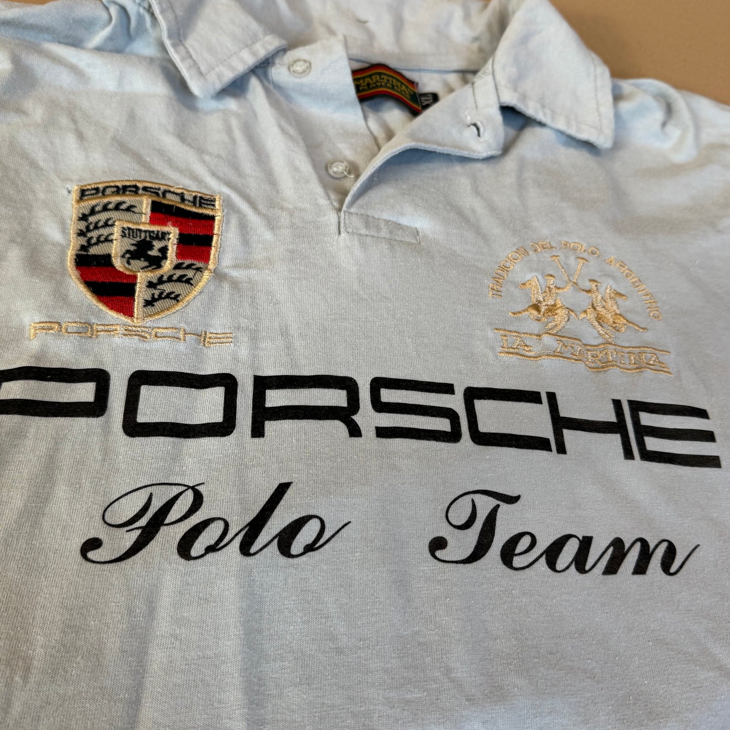 La Martina Porsche long sleeve poloshirt