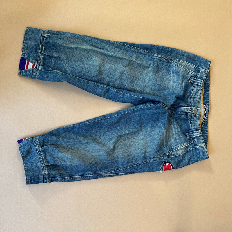 Detailansicht: Sourced limited accessories and clothes Luxury Miss Sixty pirate pants – Logo, Nähte oder Material
