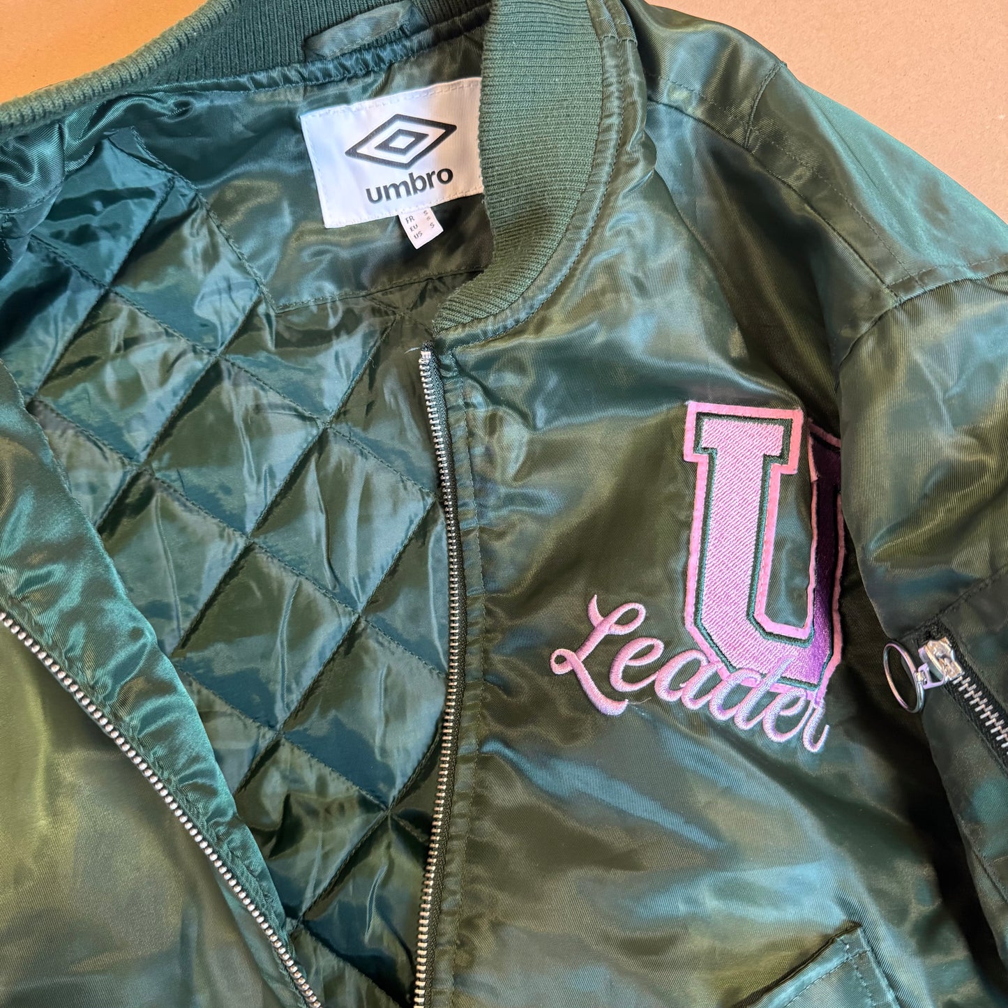 Vintage "Leader U" Umbro Bomber jacket