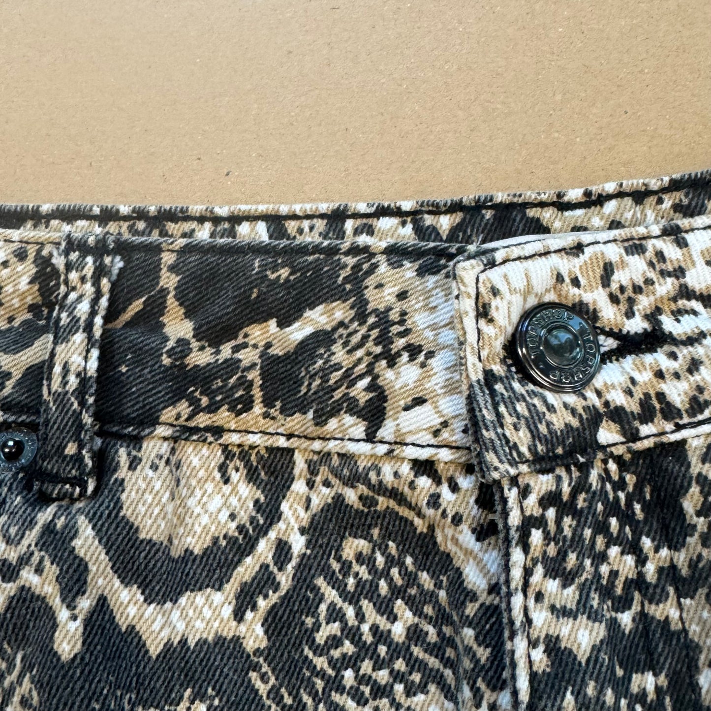 Vintage "snakeskin" women's skirt