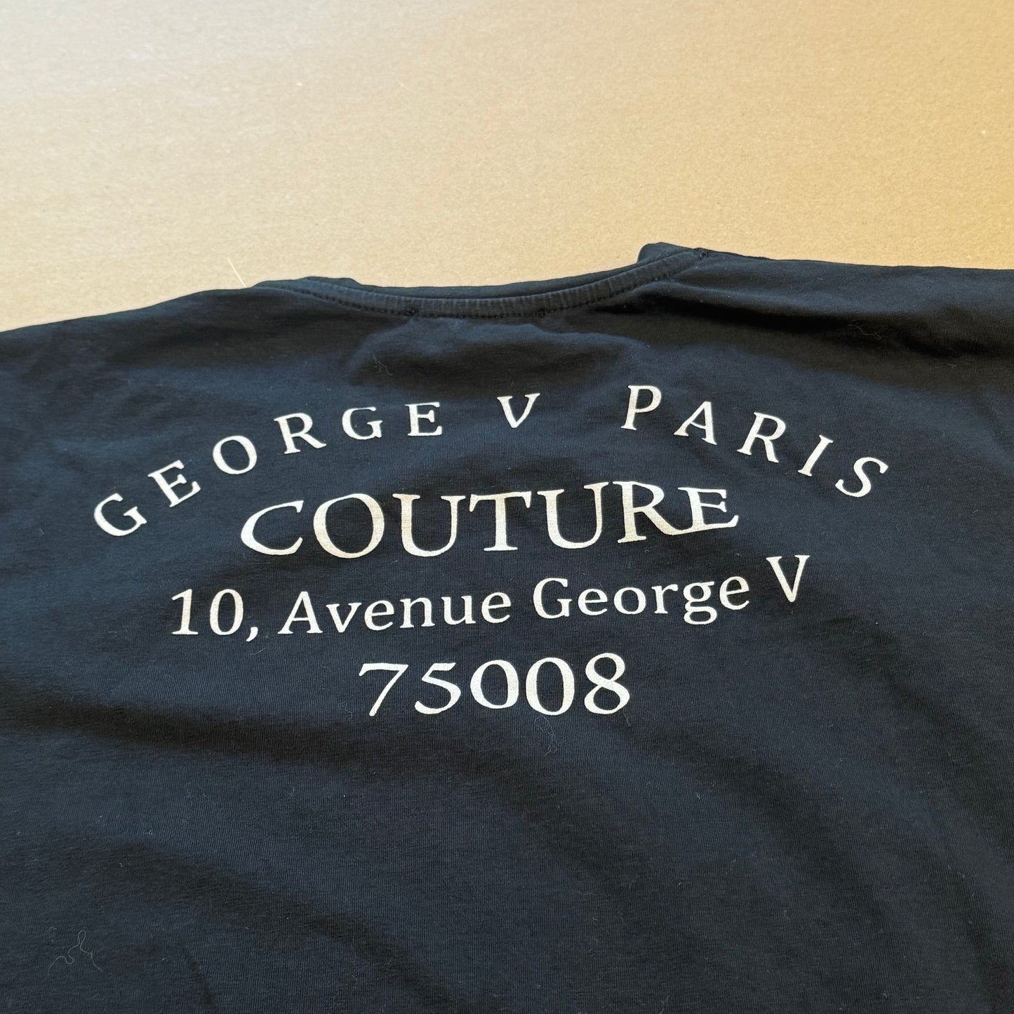 George V Paris skull rhinestones t-shirt