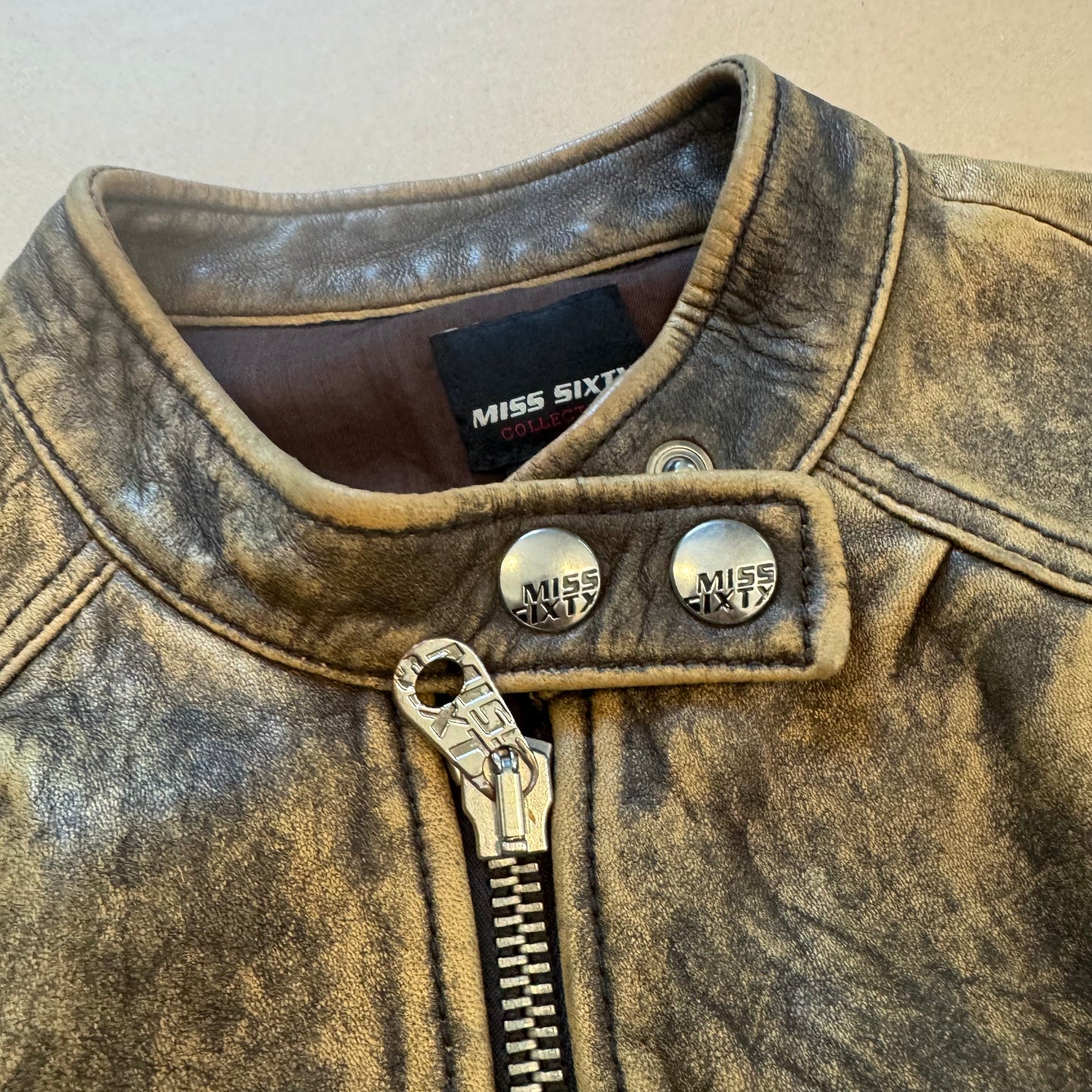 Miss Sixty stylish women's leather jacket