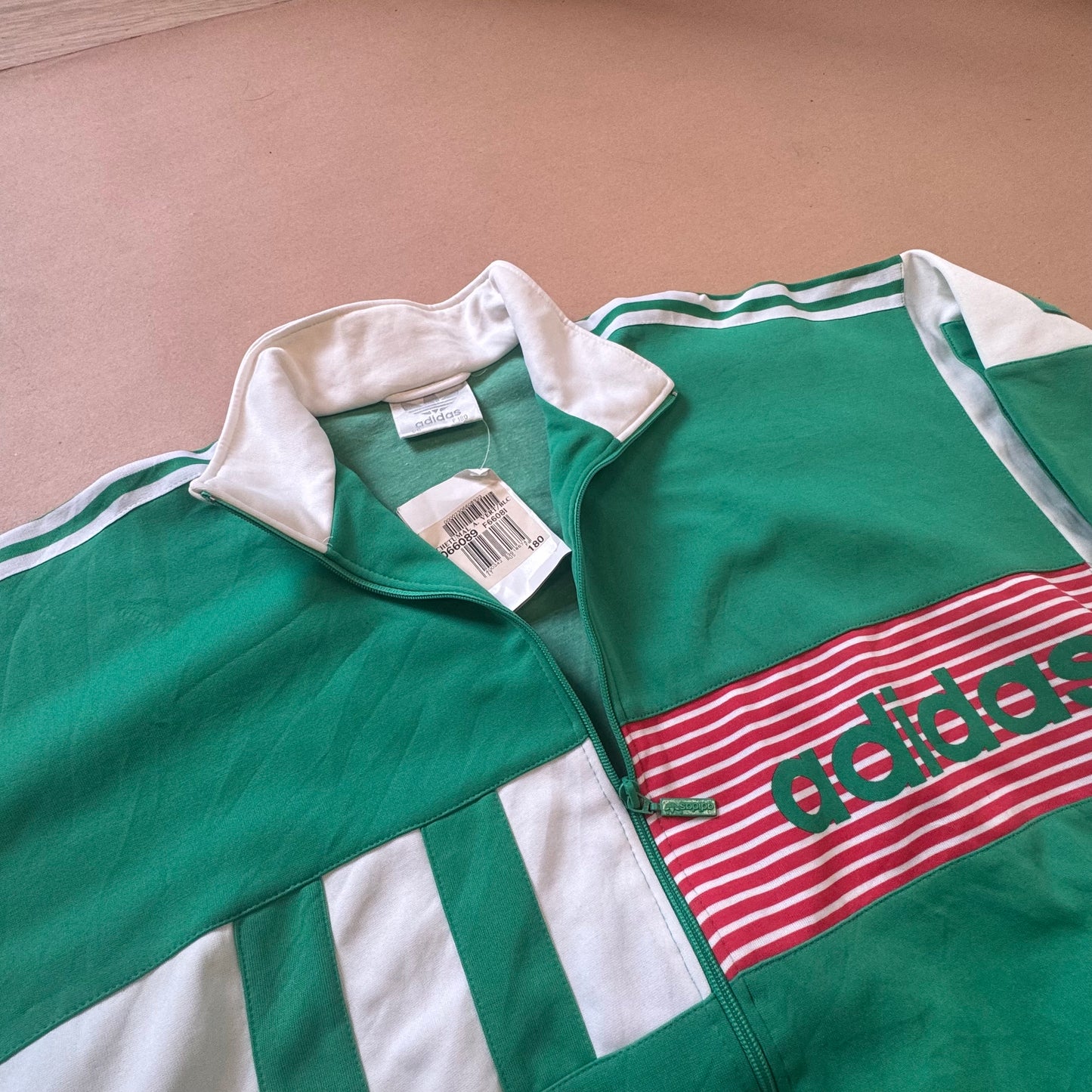 Adidas St. Girons vintage green track jacket
