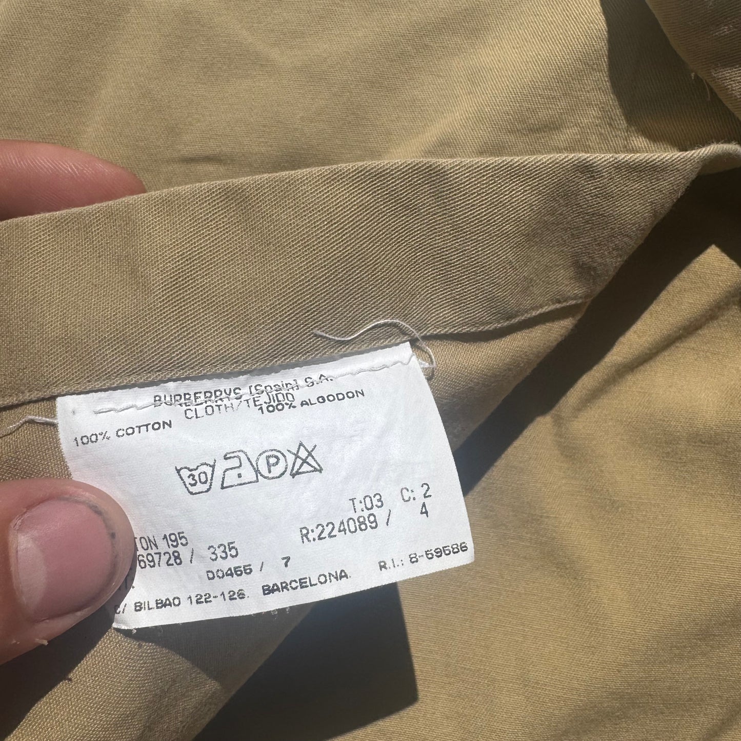 Burberry's of London vintage thick shirt