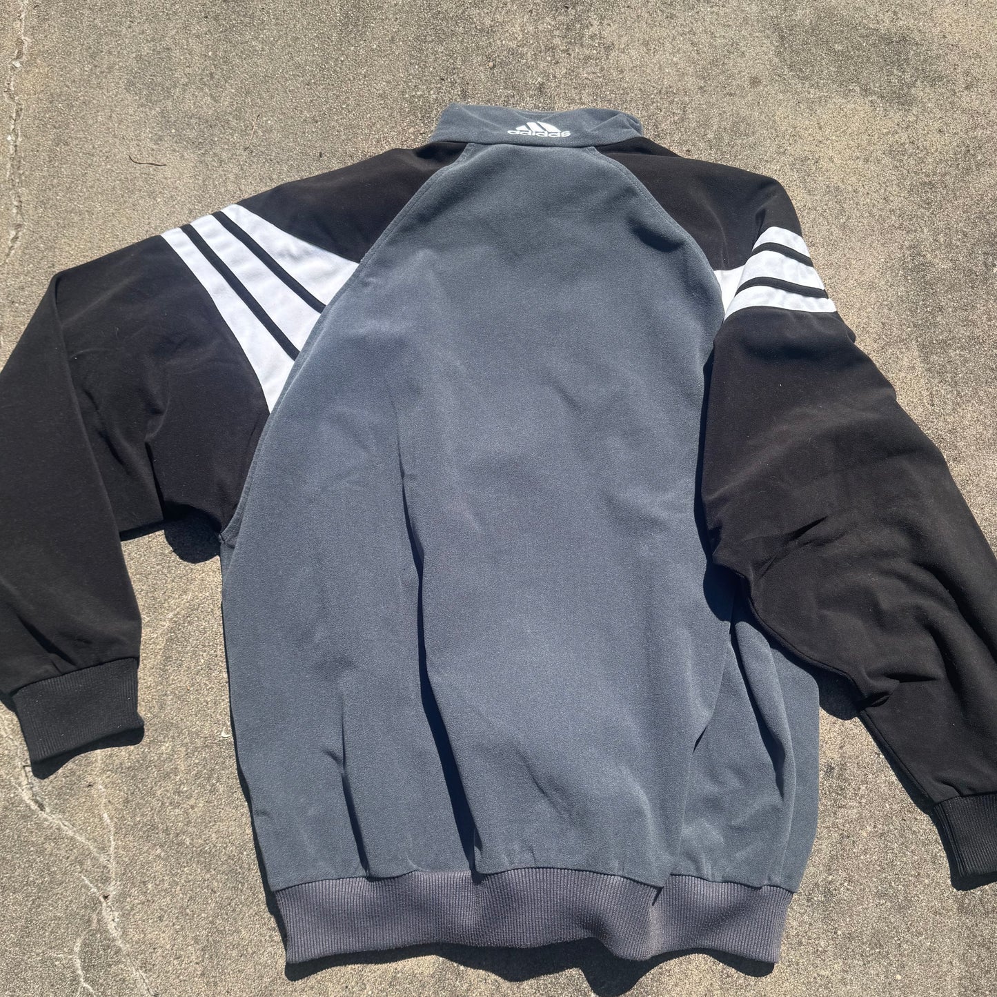 Adidas vintage 90s fleece track jacket