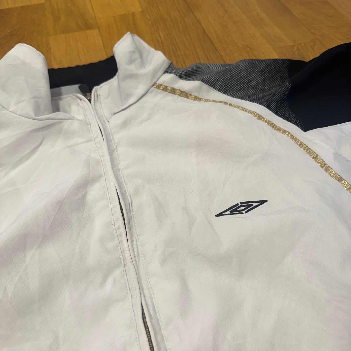 Umbro vintage white retro track jacket