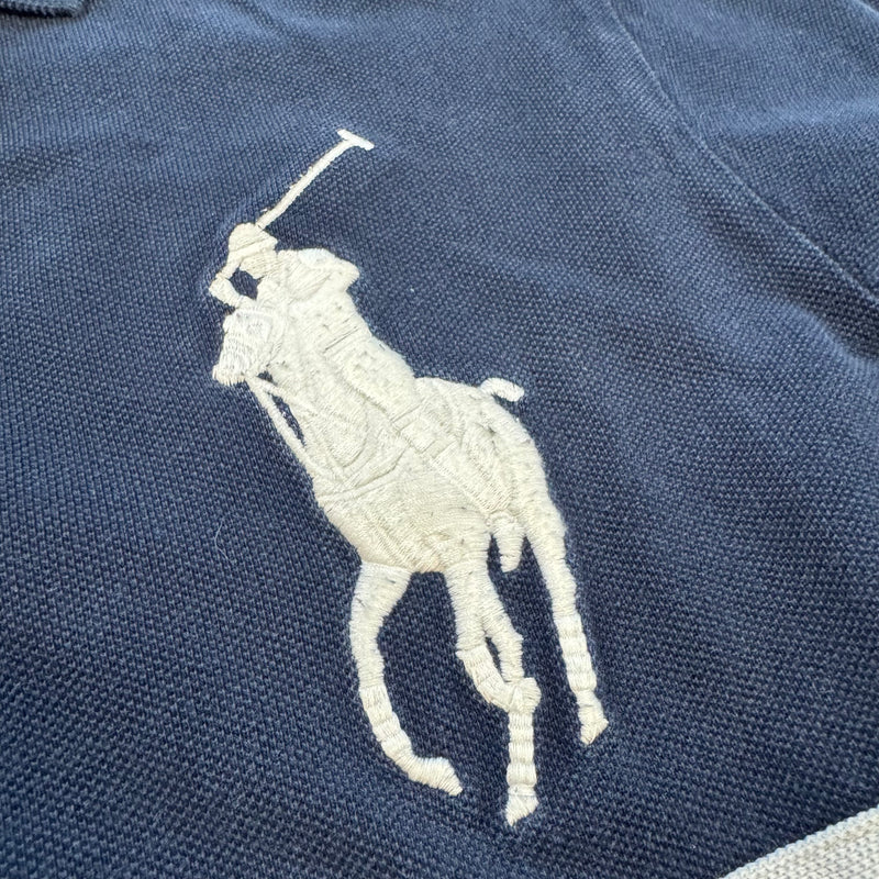 Detailansicht: Sourced limited accessories and clothes Polo Ralph Lauren vintage longsleeve polo – Logo, Nähte oder Material