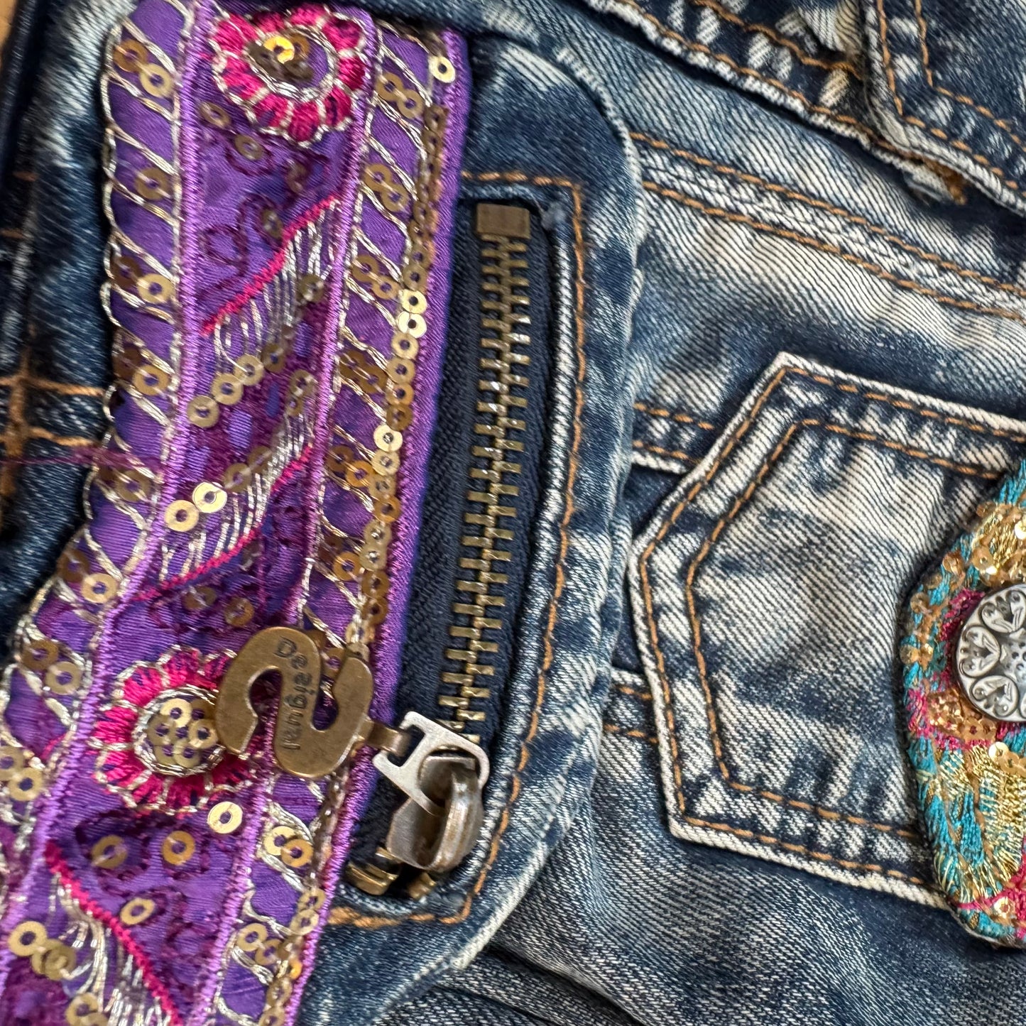 Desigual vintage Y2K jeans handbag
