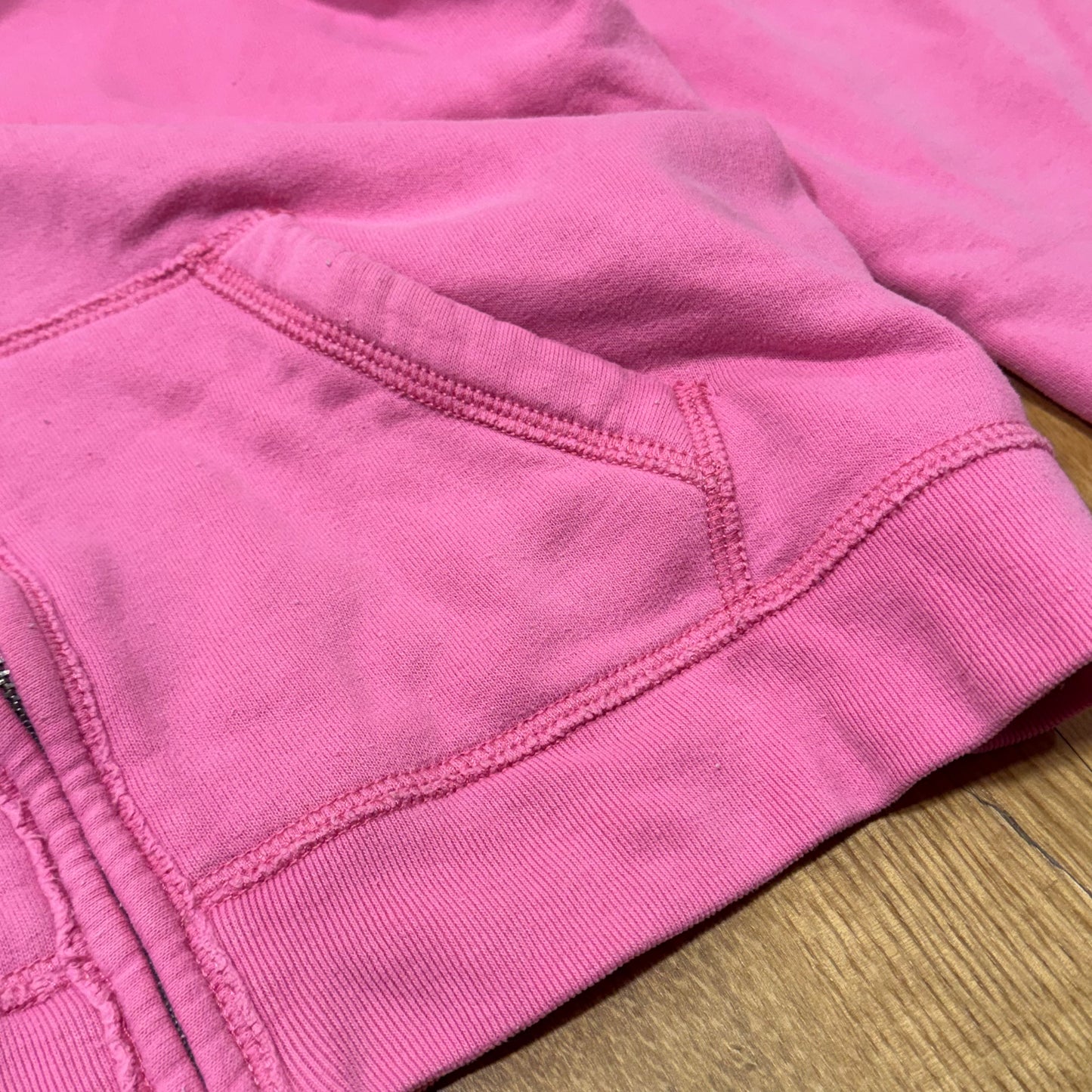 Abercrombie and Fitch pink zip-up hoodie