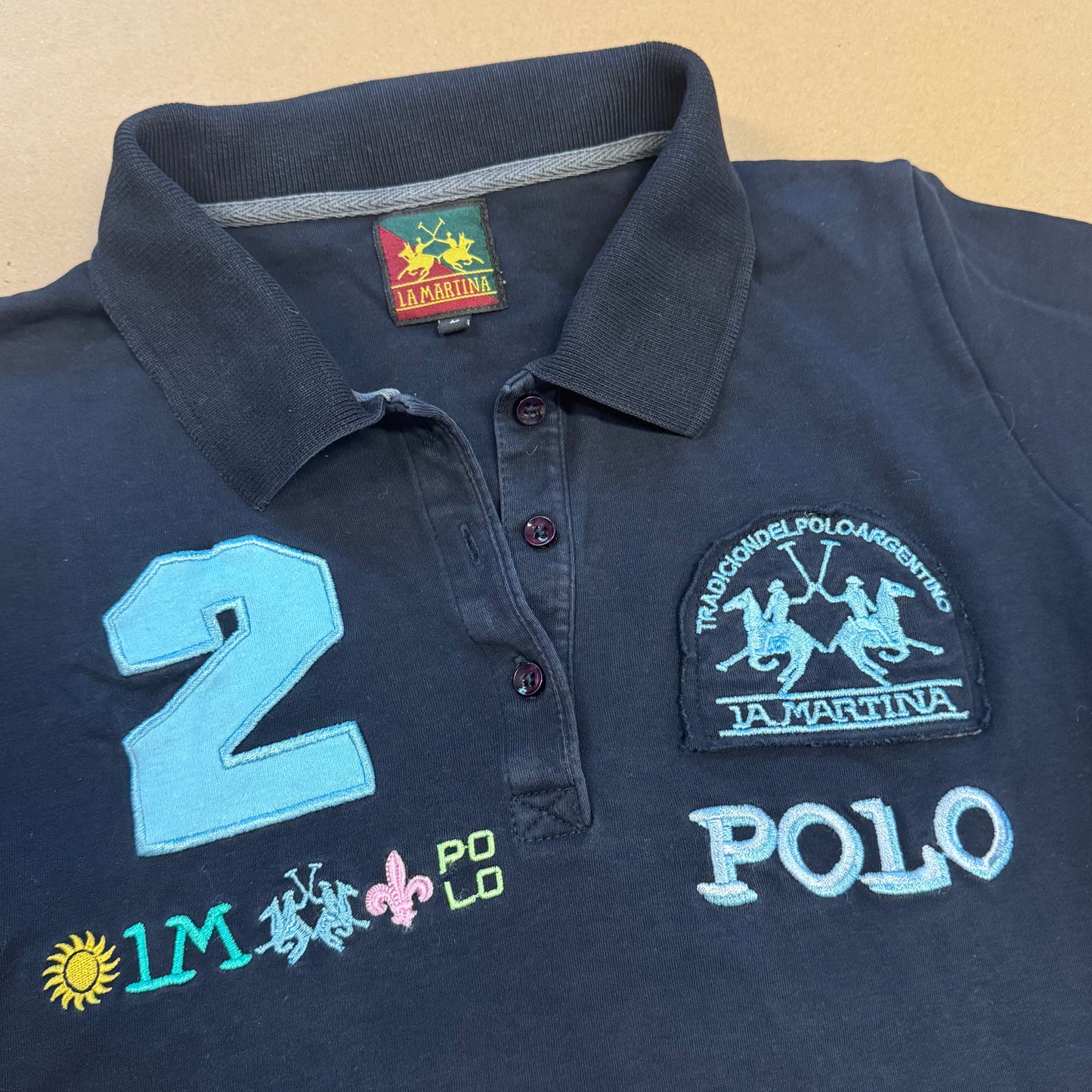 La Martina Argentina stitched summer polo