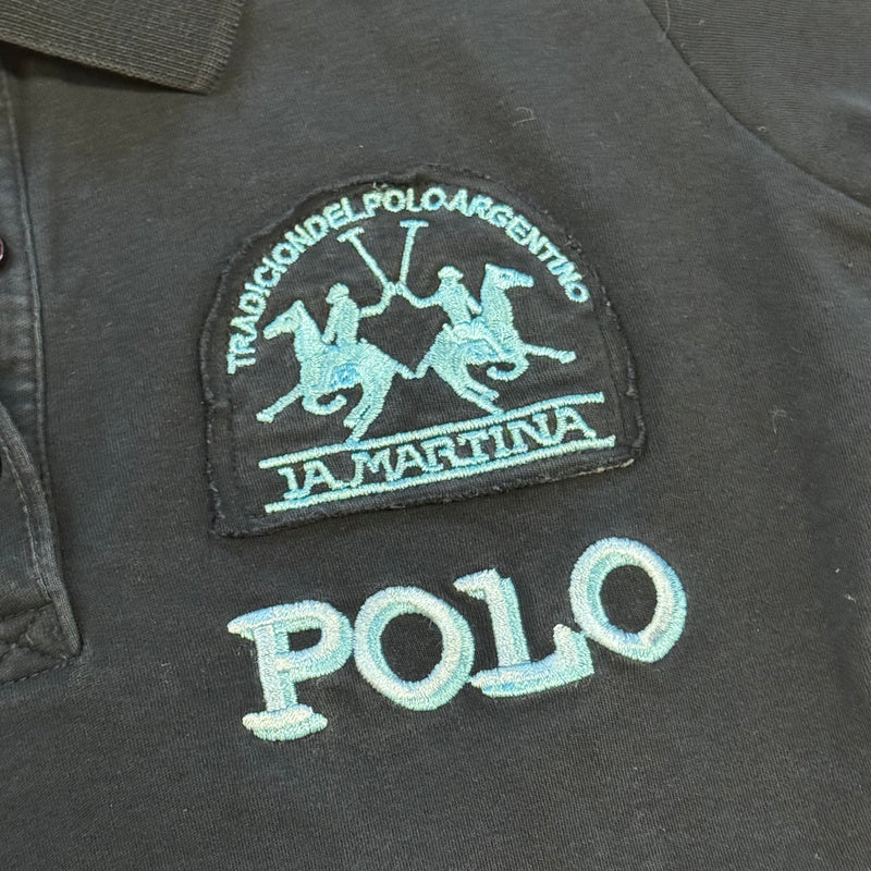 Detailansicht: Sourced limited accessories and clothes La Martina Argentina stitched summer polo – Logo, Nähte oder Material