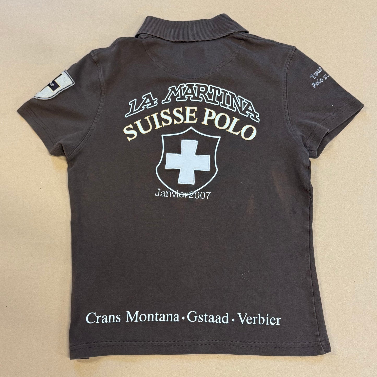 La Martina Verbier Swiss polo from the Tour d'Hiver Switzerland