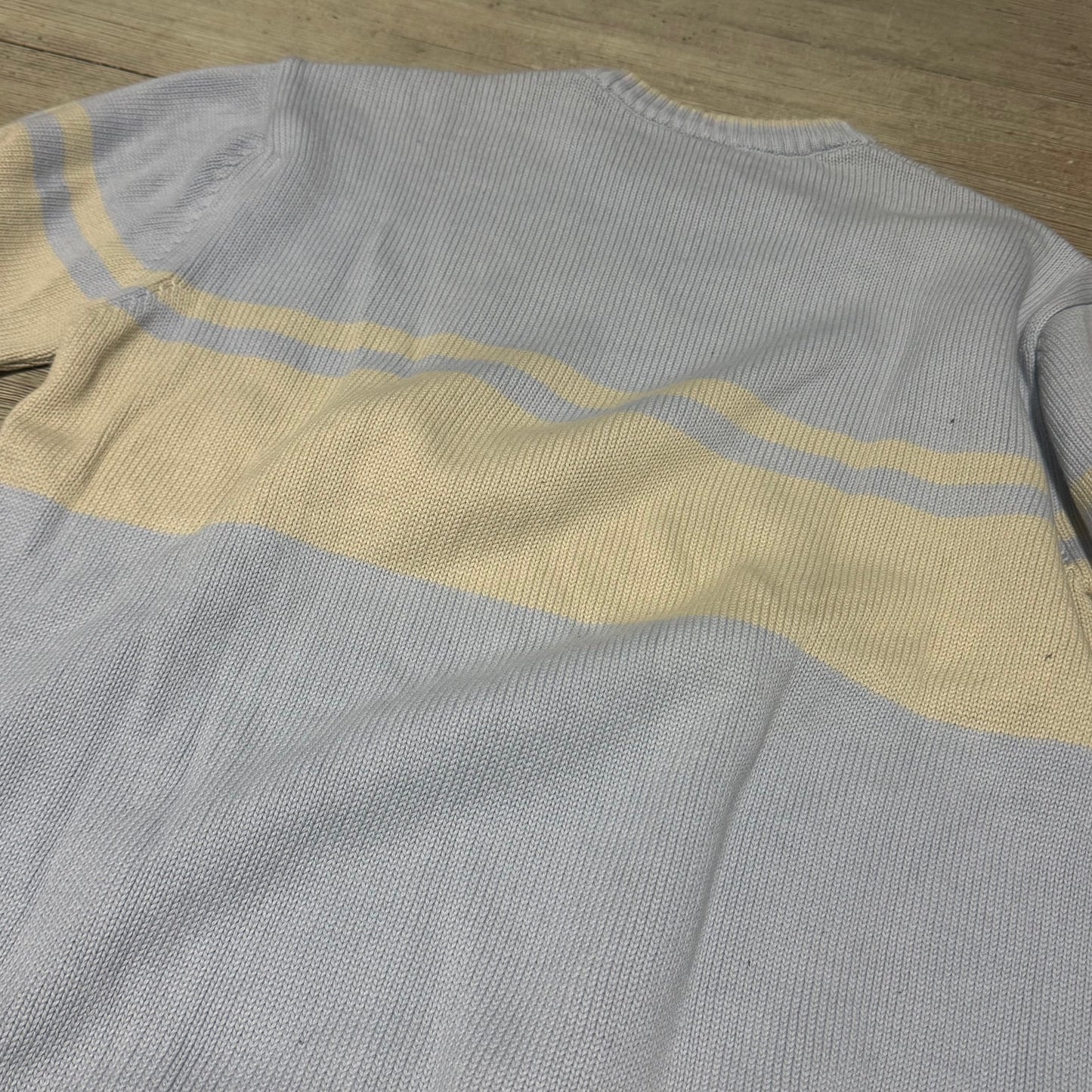 Lacoste vintage baby blue streetwear sweatshirt