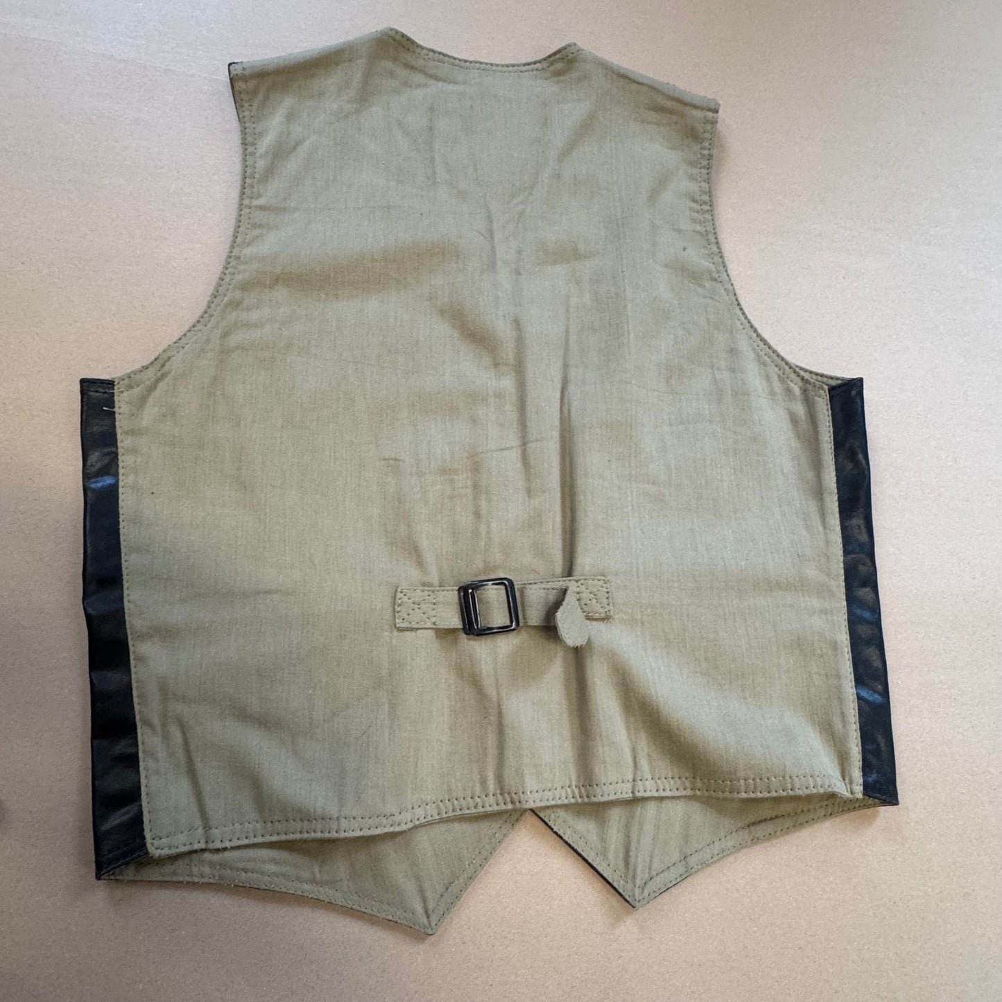 Western Genuine Leather vest vintage