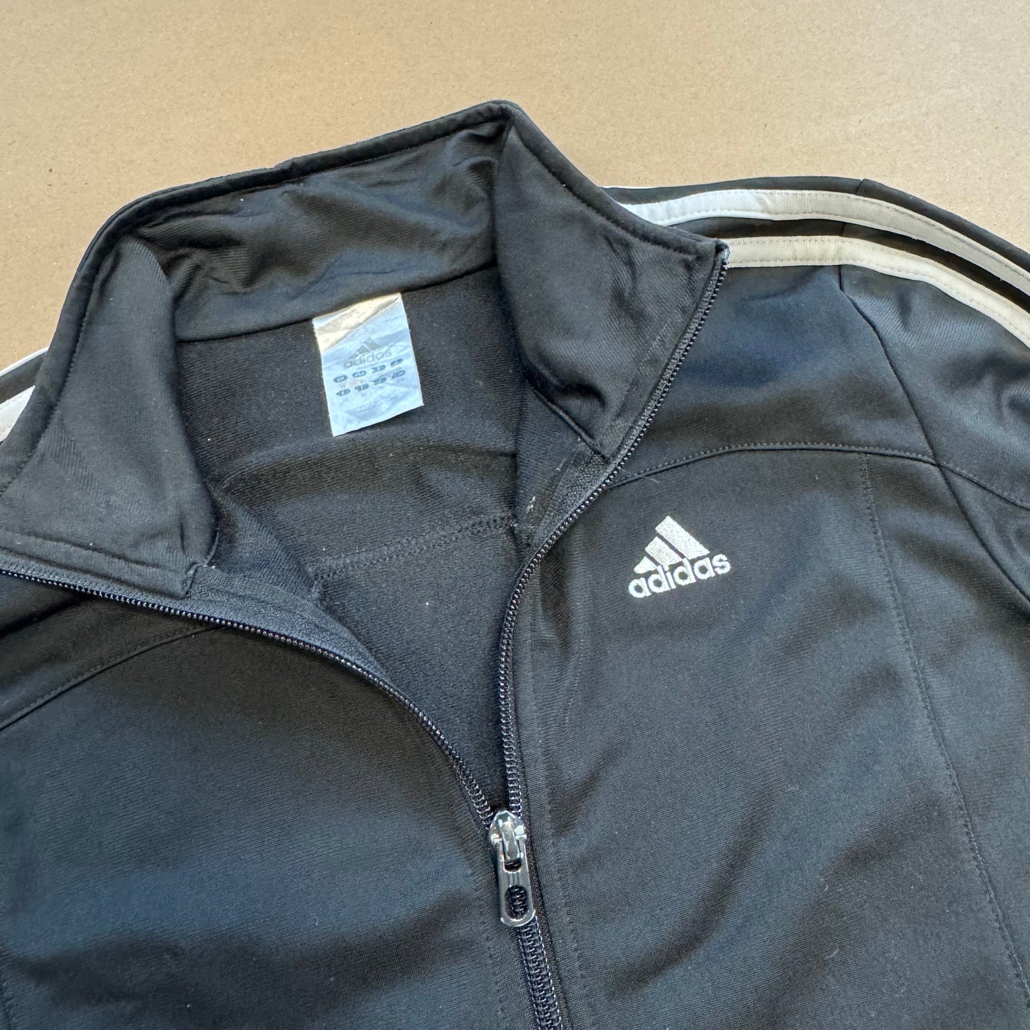 Adidas black track jacket