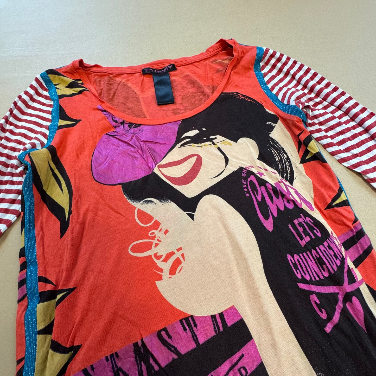 Custo Barcelona vintage graphic longsleeve