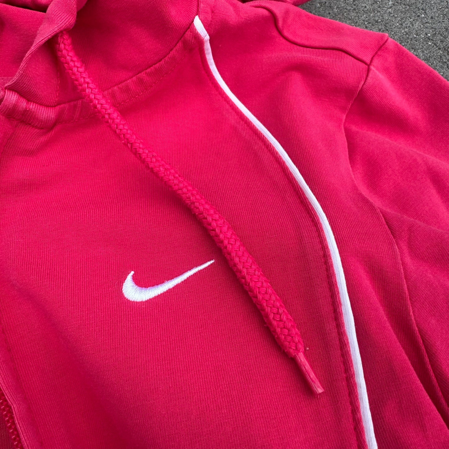 Nike vintage pink zip-up hoodie
