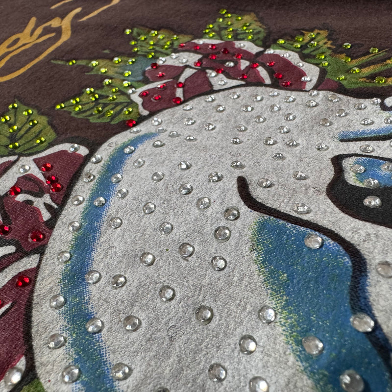Detailansicht: Sourced limited accessories and clothes Ed Hardy vintage cropped light hoodie – Logo, Nähte oder Material