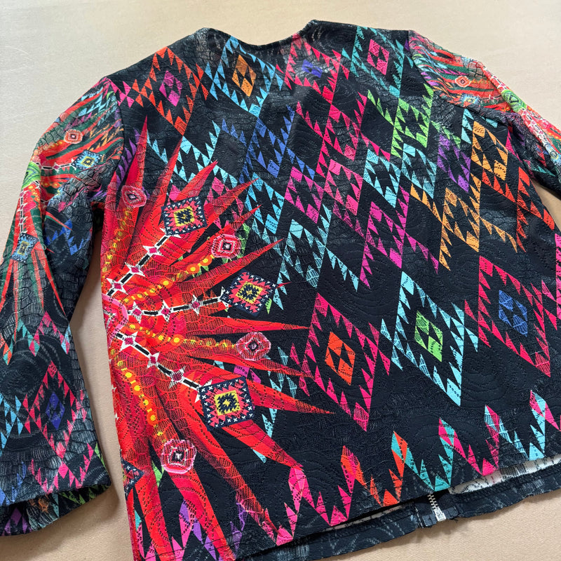Detailansicht: Sourced limited accessories and clothes 101 Idées vintage stitched designer zip-up – Logo, Nähte oder Material