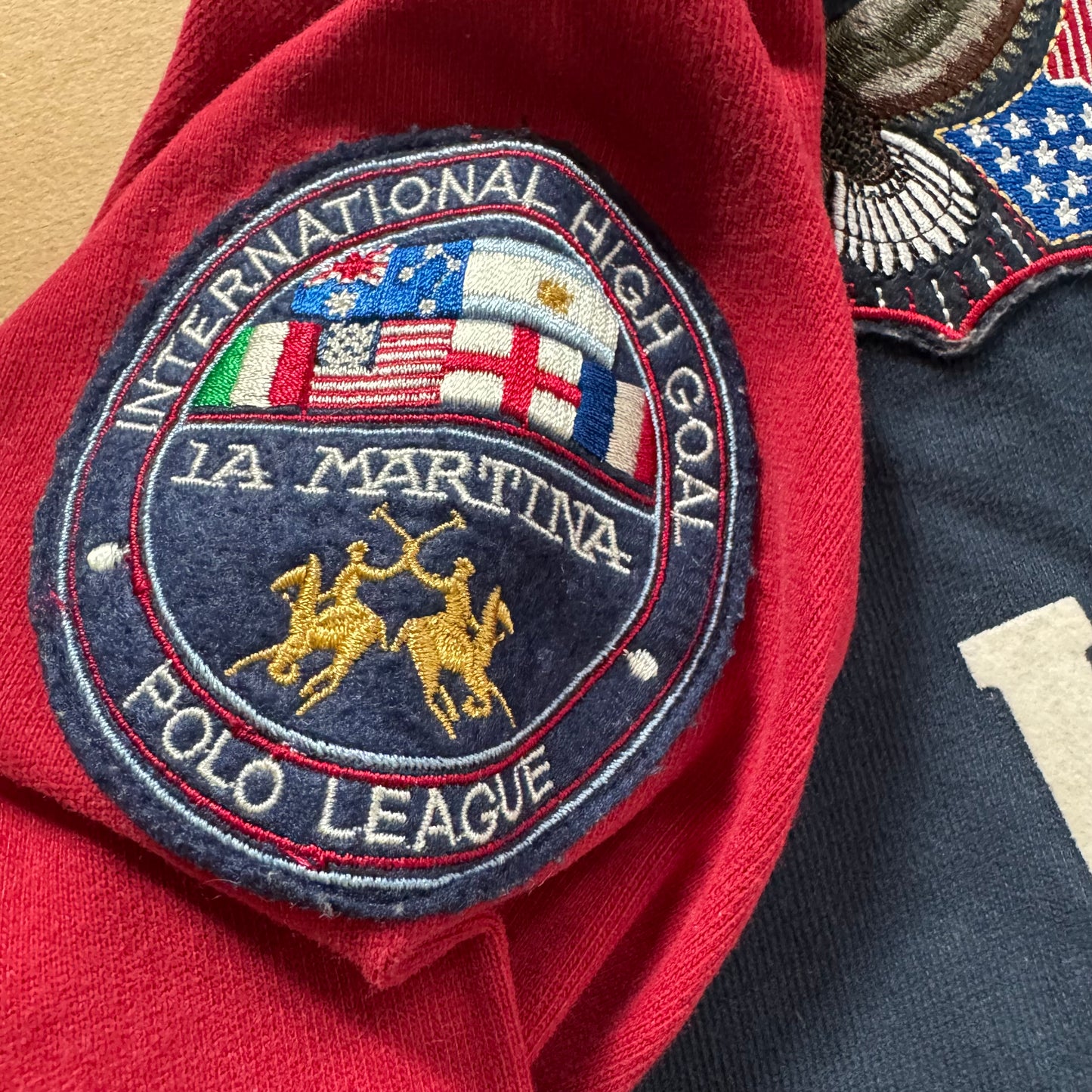 La Martina USA vintage longsleeve polo