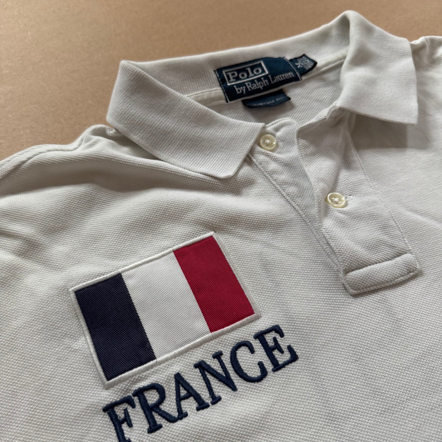 Polo Ralph Lauren France white poloshirt