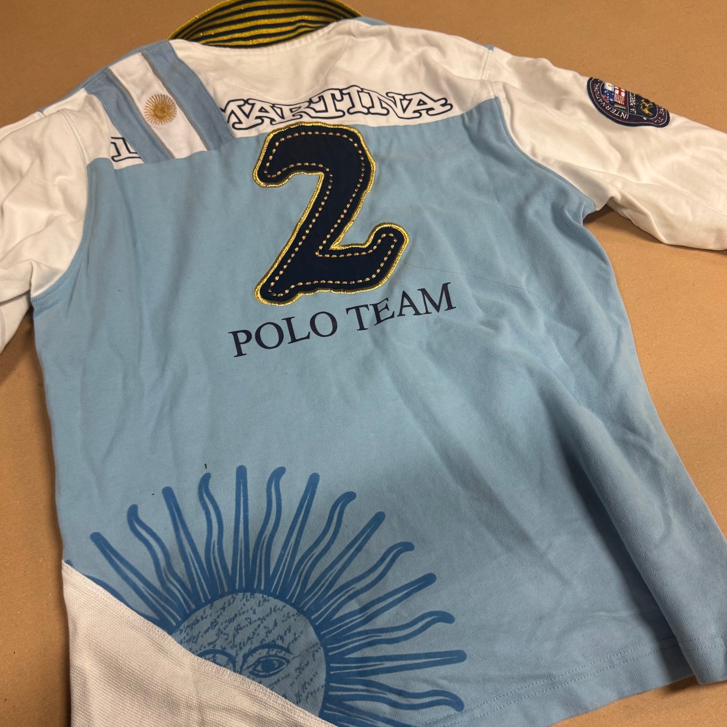 La Martina Argentina streetwear long sleeve polo