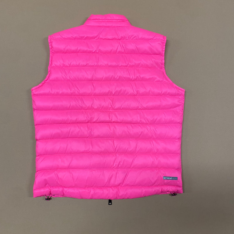 Detailansicht: Sourced limited accessories and clothes Pink Hetregó vest – Logo, Nähte oder Material