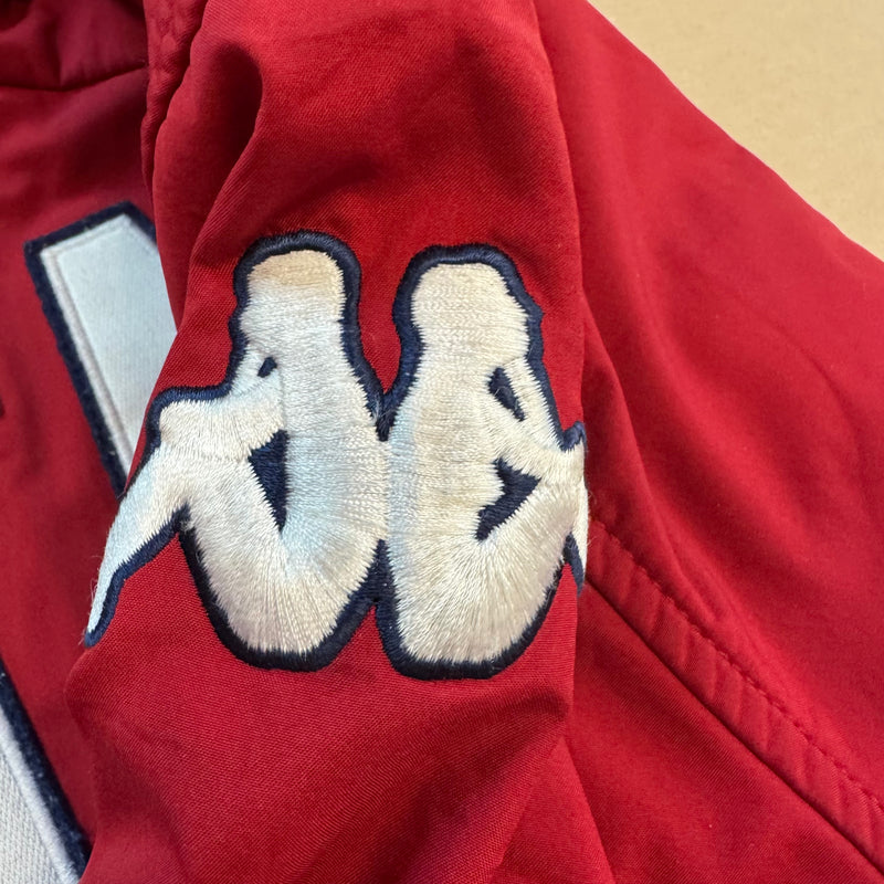 Detailansicht: Sourced limited accessories and clothes Kappa Italia softshell retro track jacket – Logo, Nähte oder Material