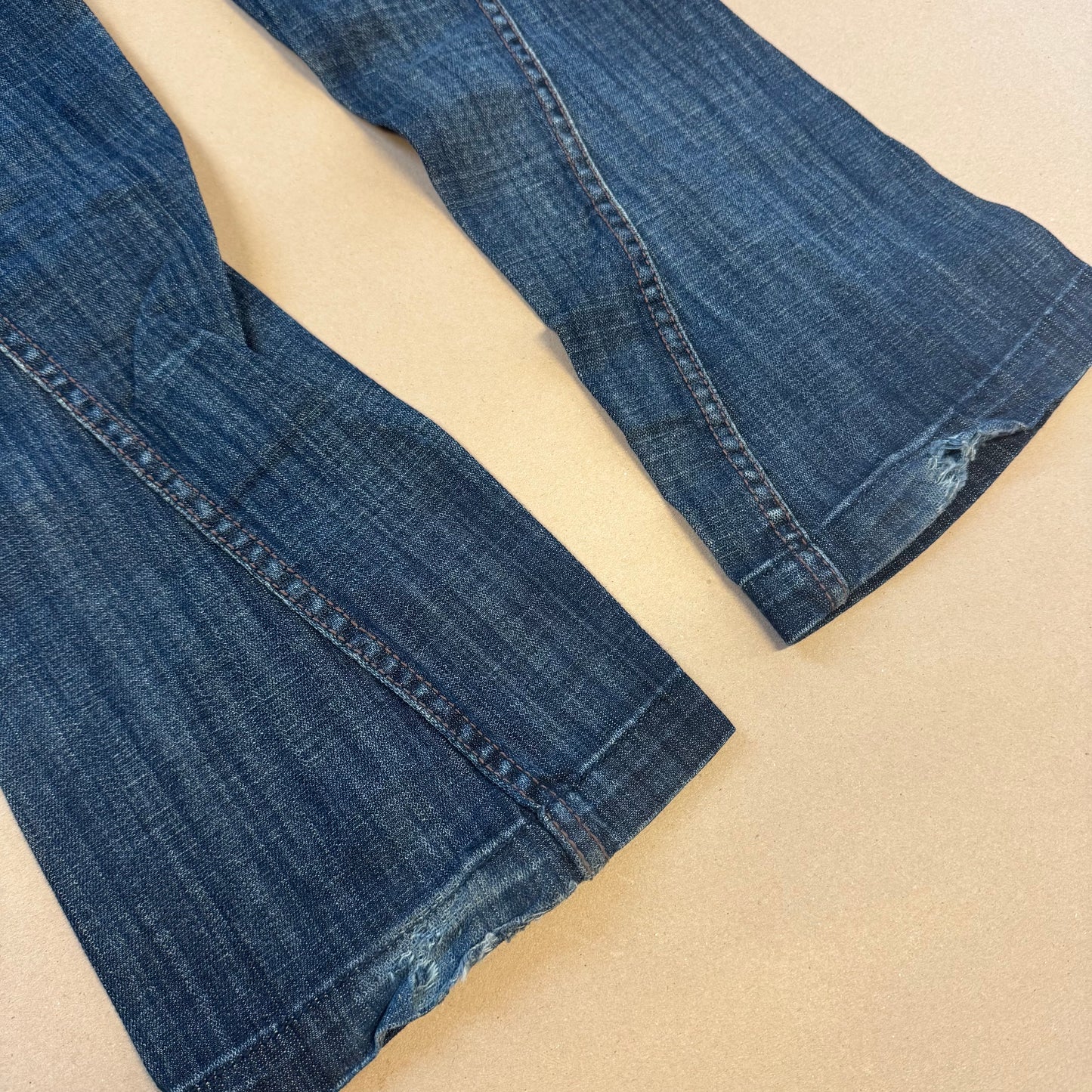 Miss Sixty floral wide leg stone washed jeans