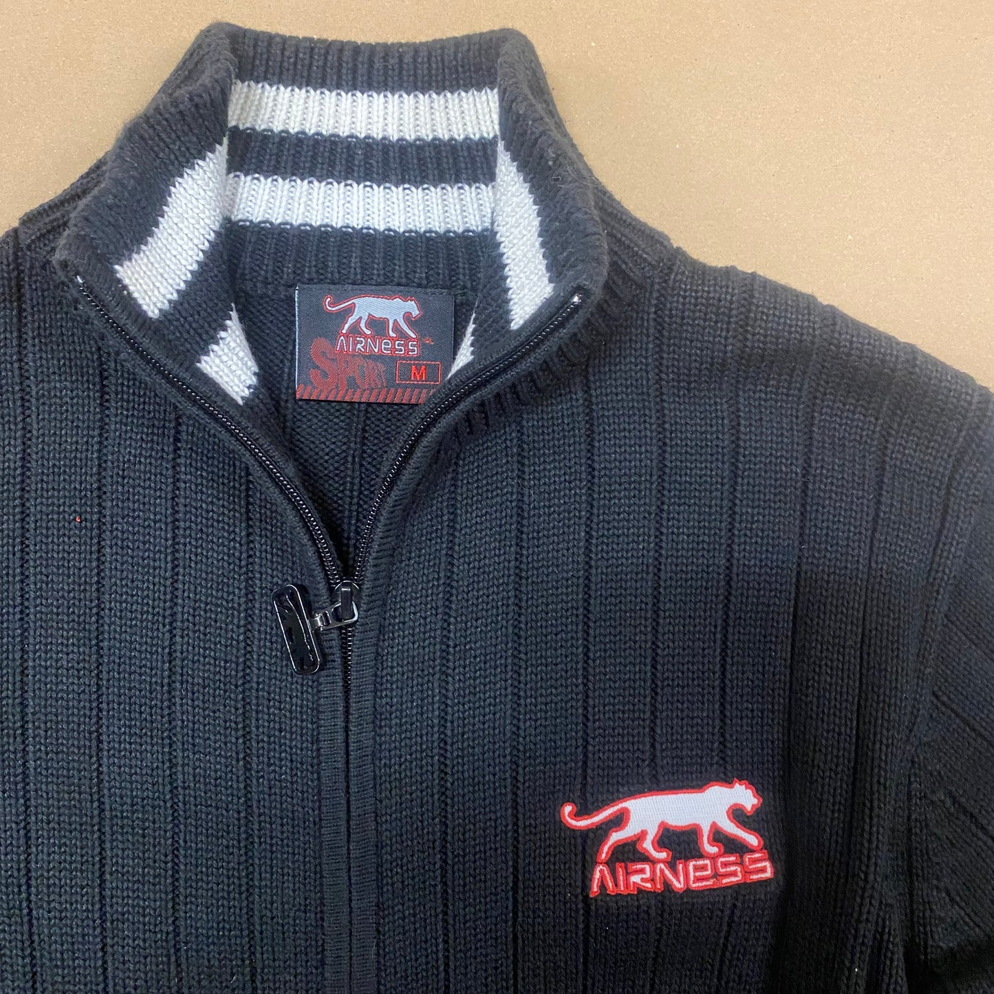 Ainress knitted zip-up