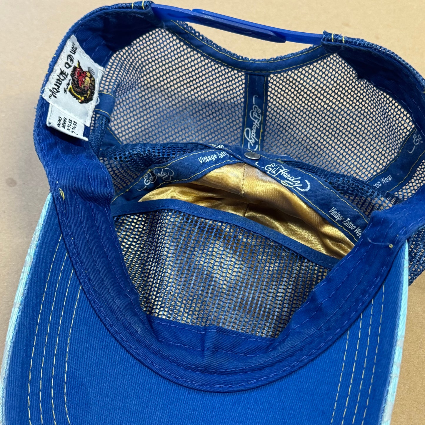 Ed Hardy vintage Y2K rhinestones cap