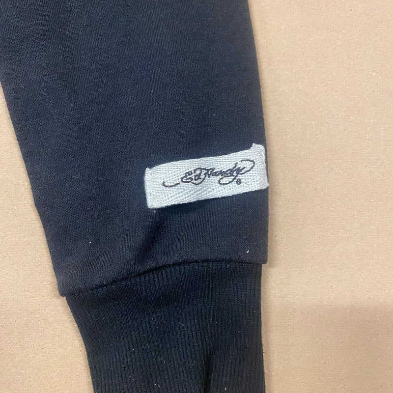 Detailansicht: Sourced limited accessories and clothes Ed Hardy bomberjacket – Logo, Nähte oder Material