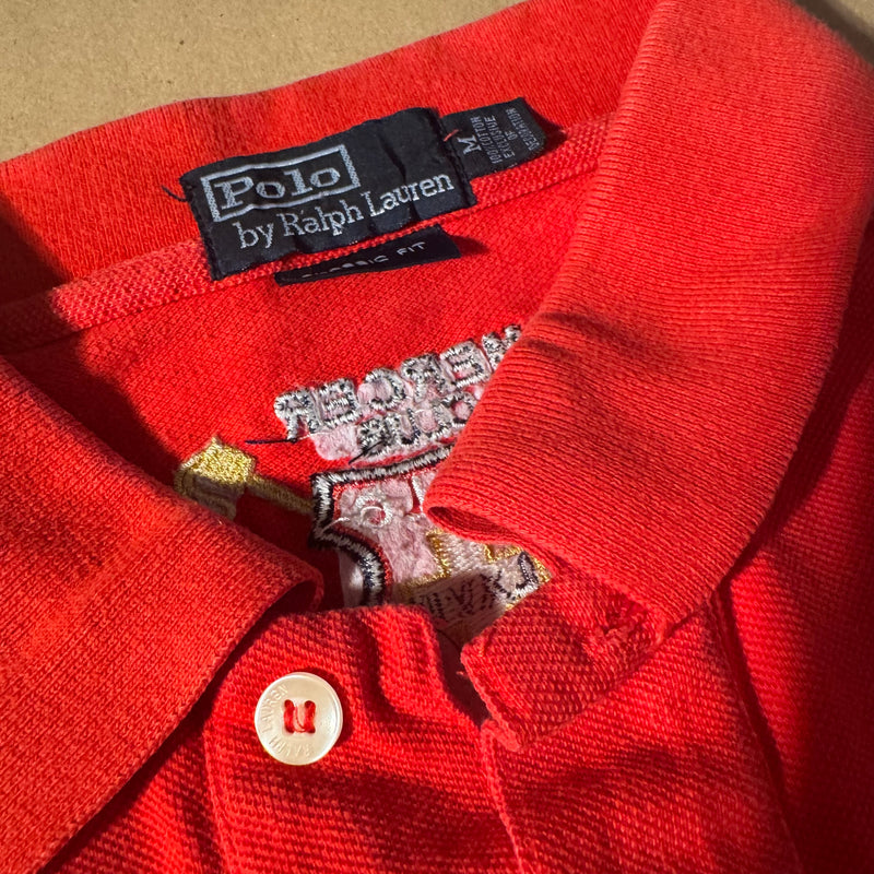Detailansicht: Sourced limited accessories and clothes Polo Ralph Lauren Mercer Club poloshirt – Logo, Nähte oder Material