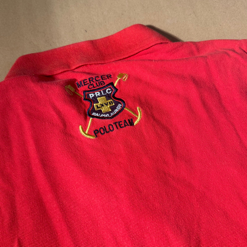 Detailansicht: Sourced limited accessories and clothes Polo Ralph Lauren Mercer Club poloshirt – Logo, Nähte oder Material