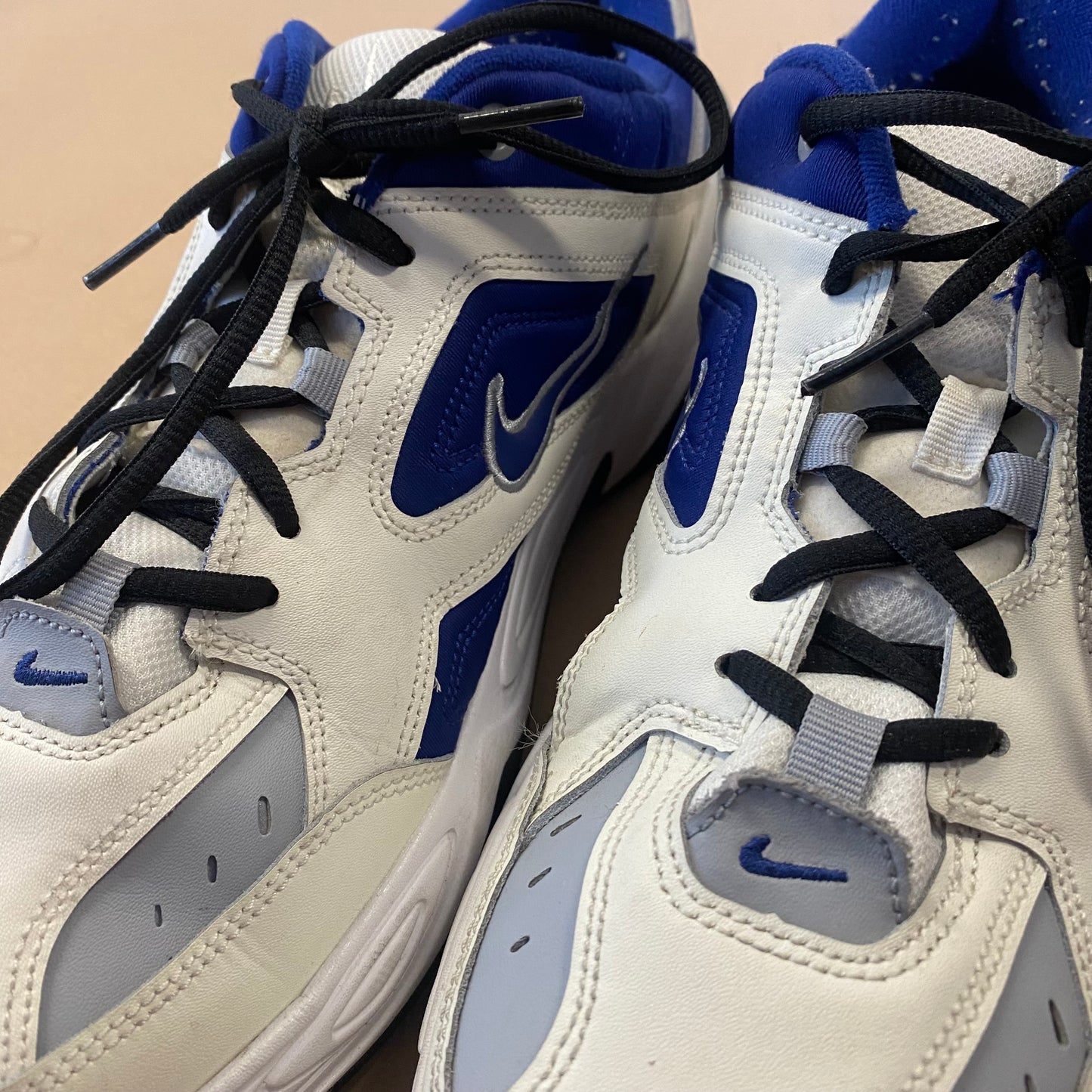 Nike m2k Tekno white & blue